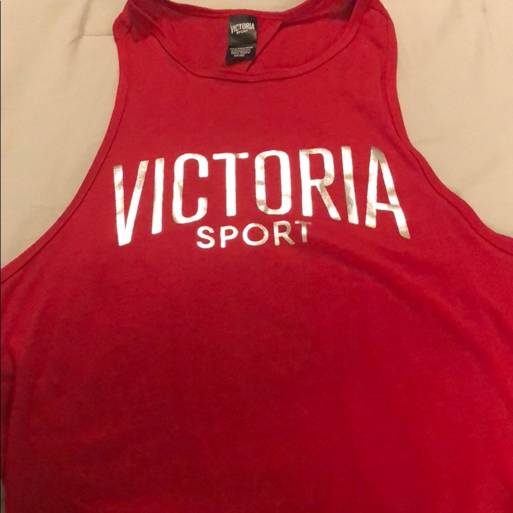 Victoria Secret sport open back shirt